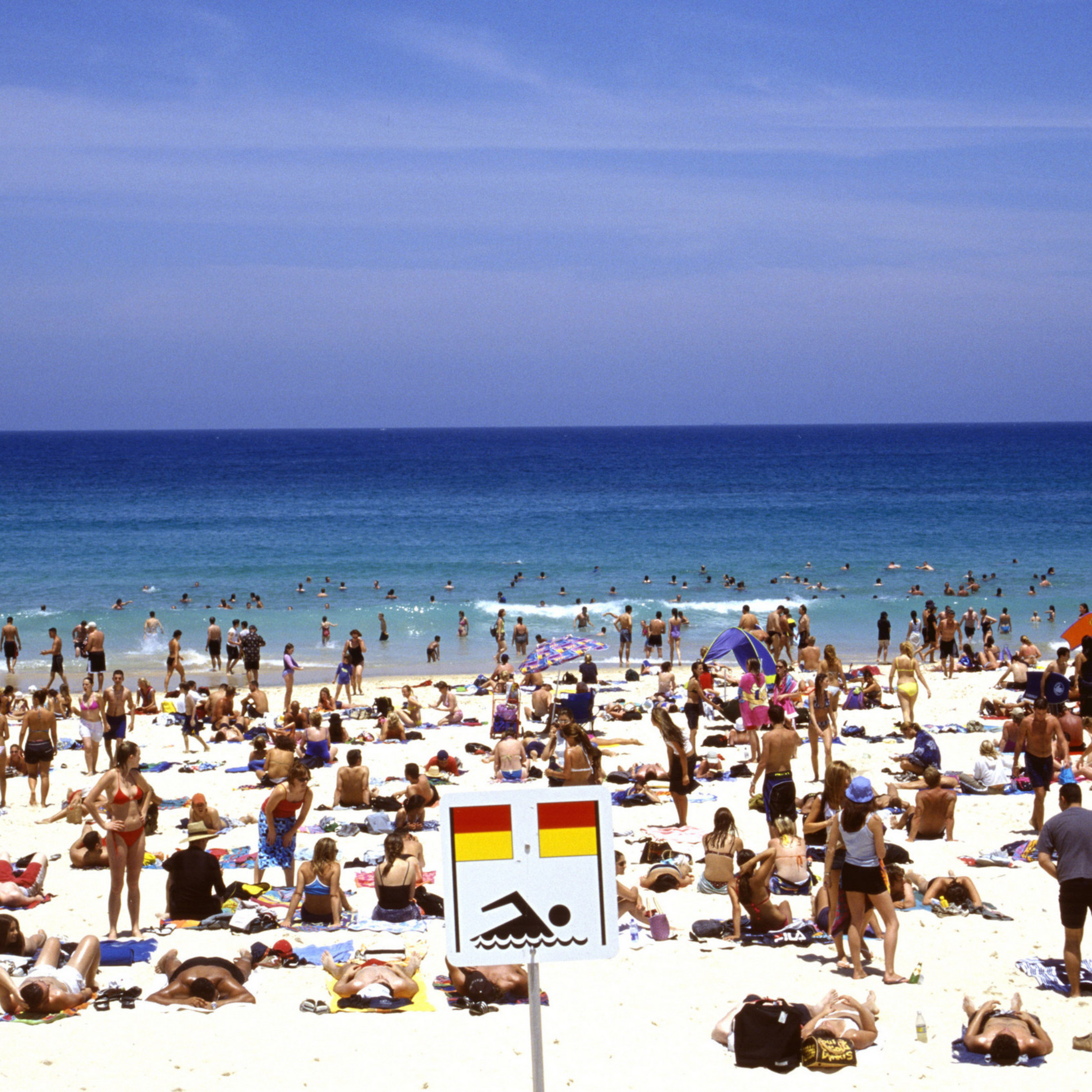 people on beach