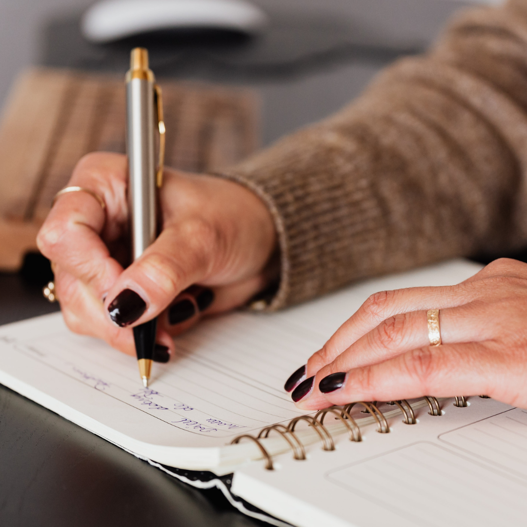 handwriting a list