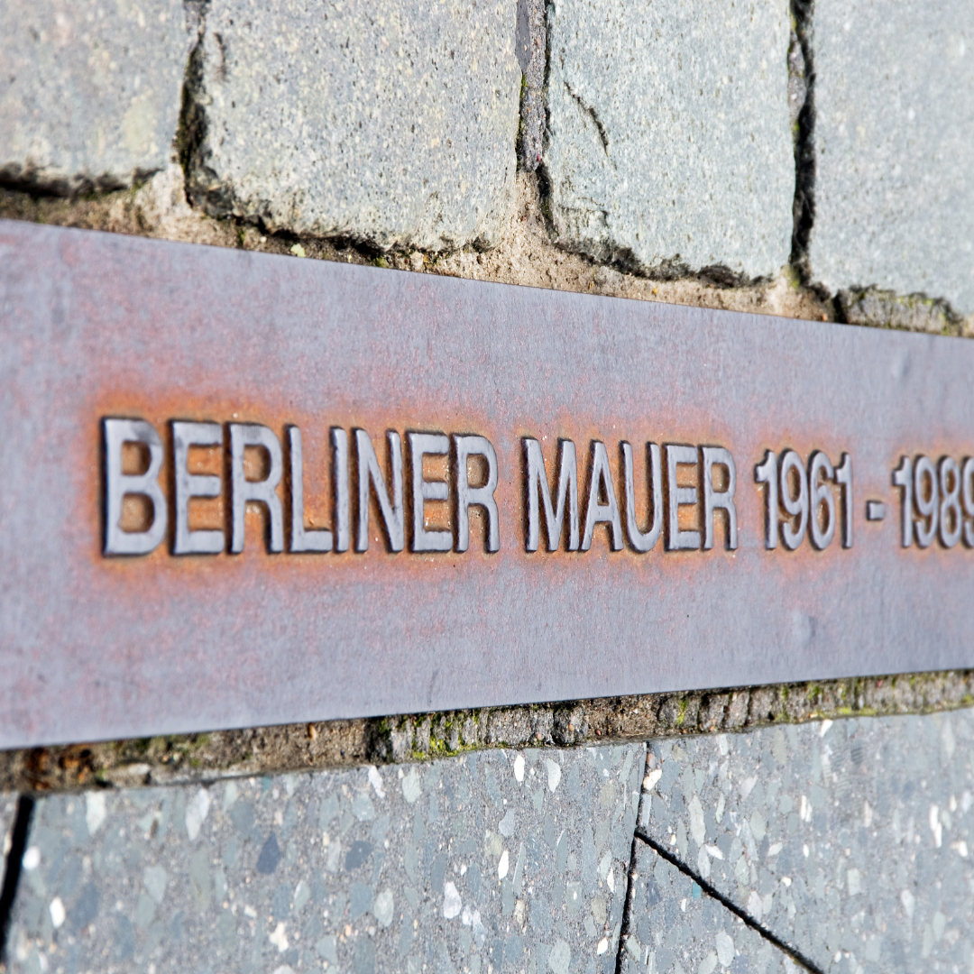 berlin wall plaque